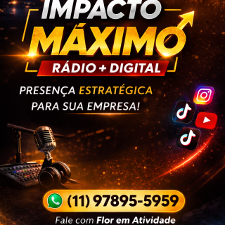 *ANUNCIE NA RÁDIO FLÔR ATIVA NA WEB*   *Atenção você, comerciante, empreendedor,* dono de negócio… Se o seu cliente está na internet… Por que a sua marca ainda não está sendo ouvida?   Todos os dias, pessoas estão conectadas… Trabalhando, dirigindo, comprando… E principalmente… ouvindo rádio online.   🎧 E é aqui que a sua empresa entra! Na Rádio F